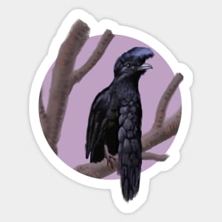 Umbrella Bird Sticker